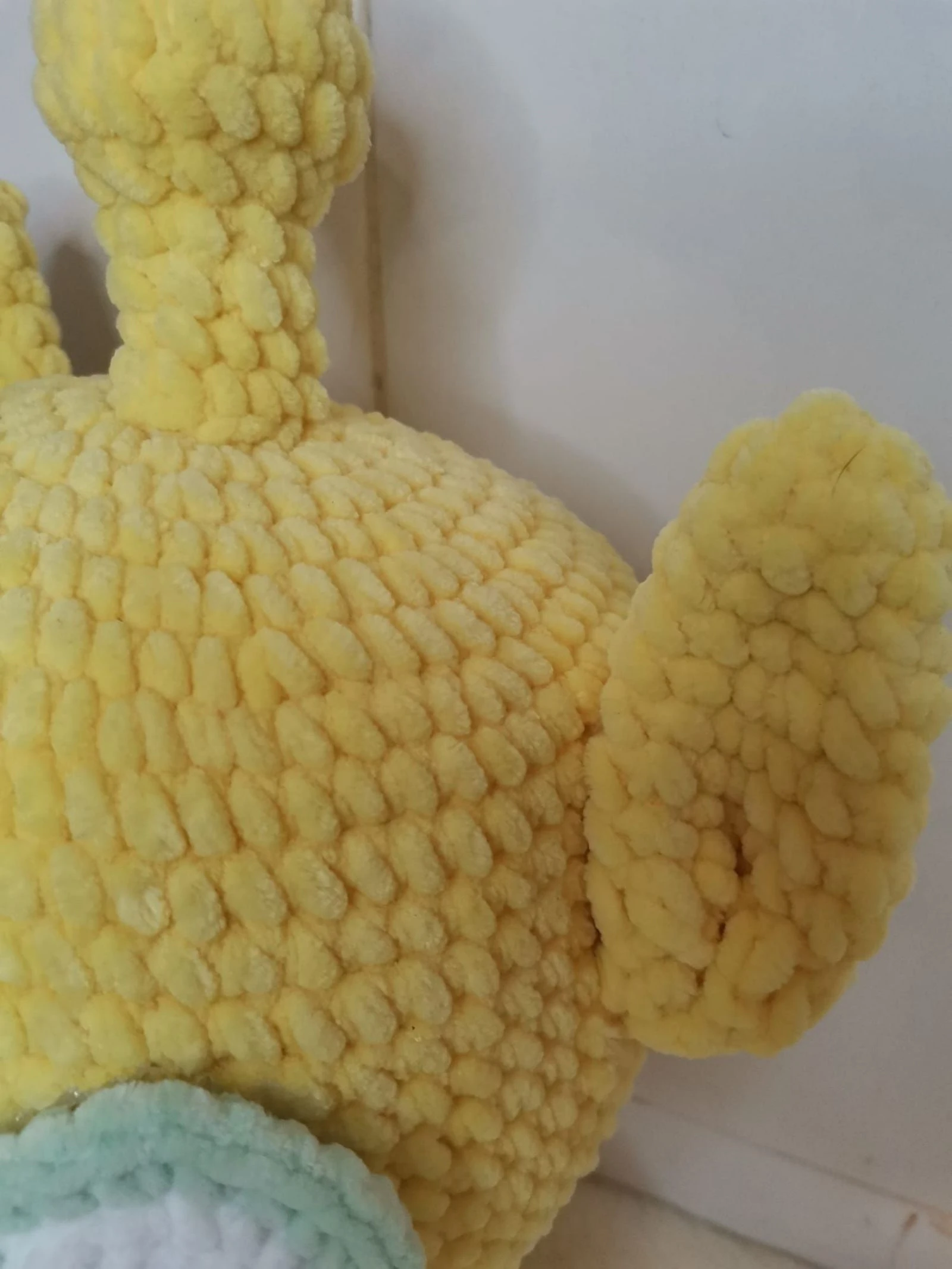 Marciano de três olhos tecido à mão - Amigurumi grande - 42,5 cm – photo 5